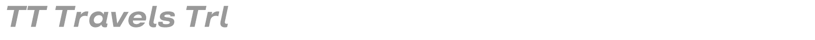 TT Travels font preview